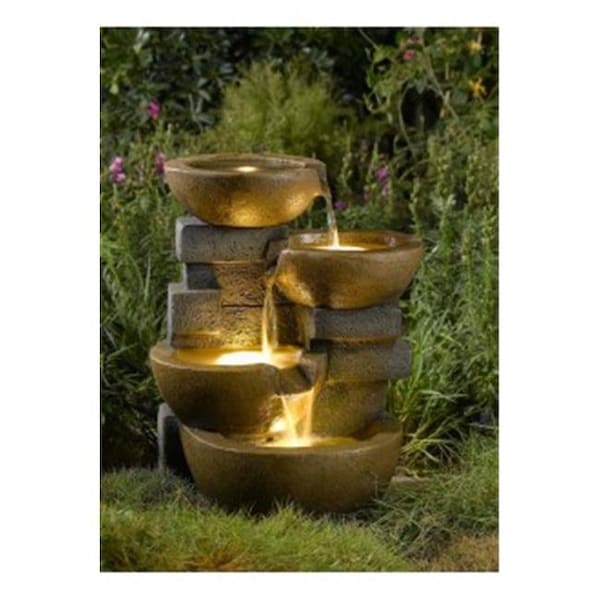 Jeco Jeco FCL037 Pots Water Fountain with Led Light FCL037 - main